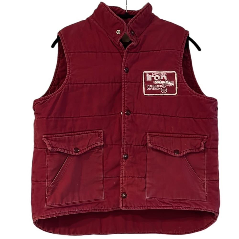 Vintage Red Men's Vest